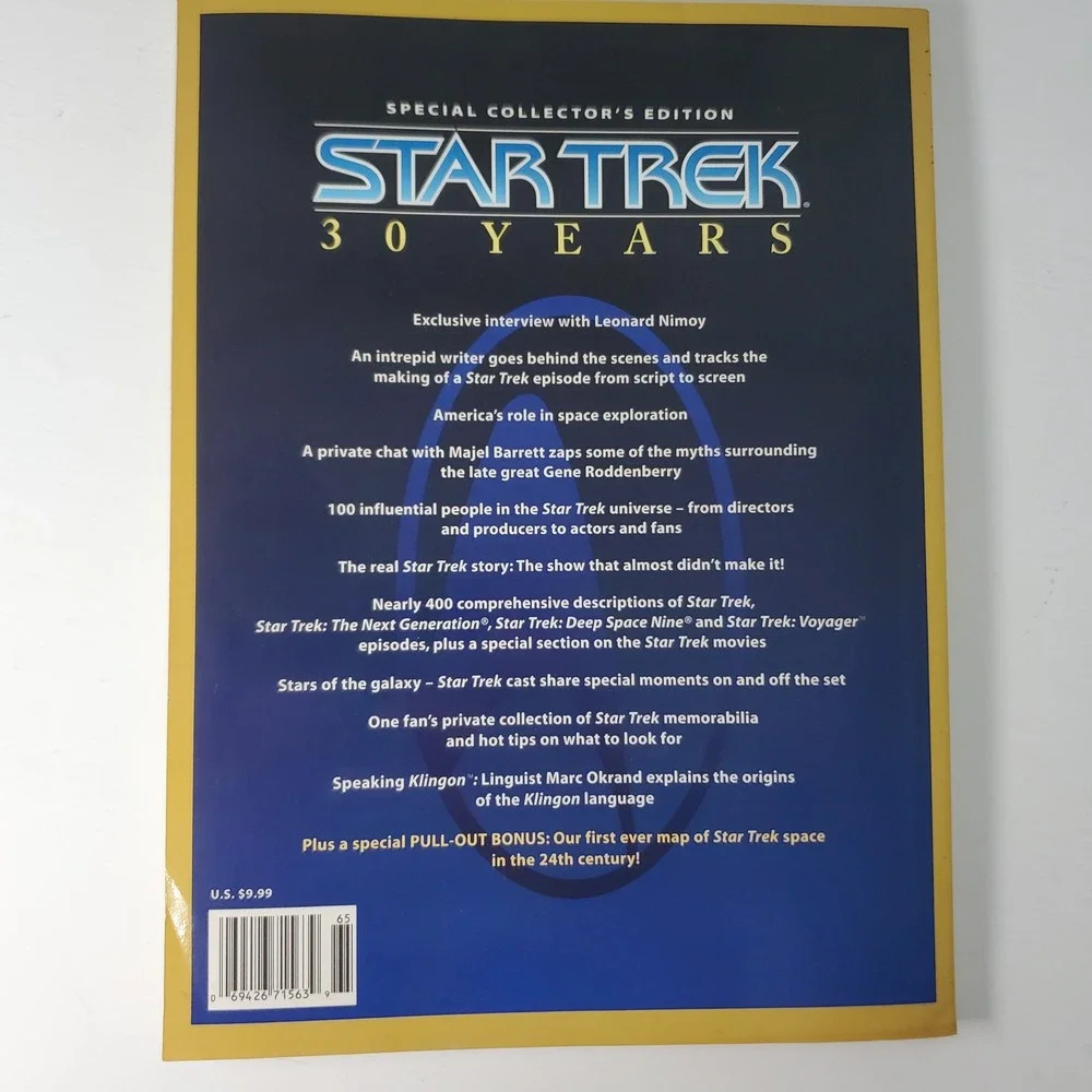 Star Trek 30 Years Special‎ Collector's Edition Book 1996 Paramount